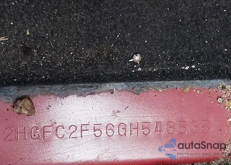 2016 Honda Civic Lx z USA, uszkodzony, nr VIN 2HGFC2F56GH546535